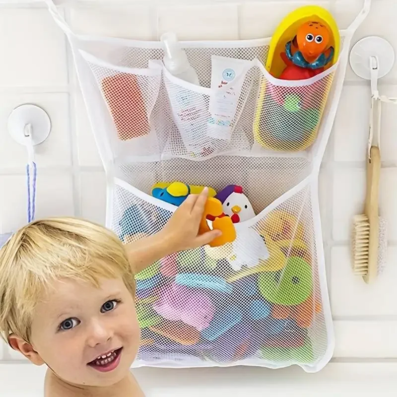 Kids Storage Toys - Детские игрушки для душа, белая сетка