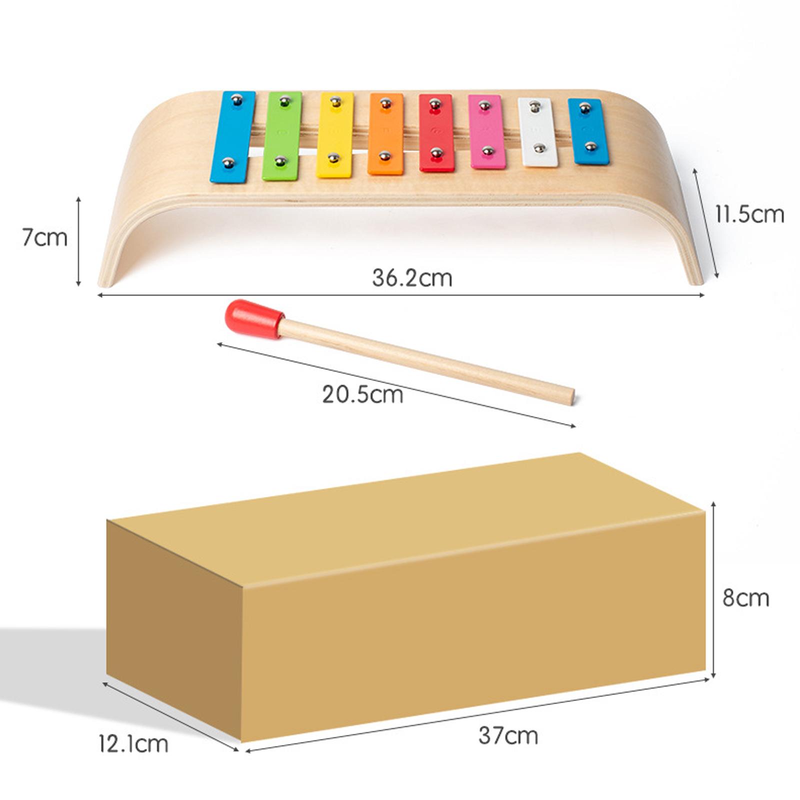 Kids Toys Xylophone - Ксилофон с 8 клавишами, развивающий музыкальный