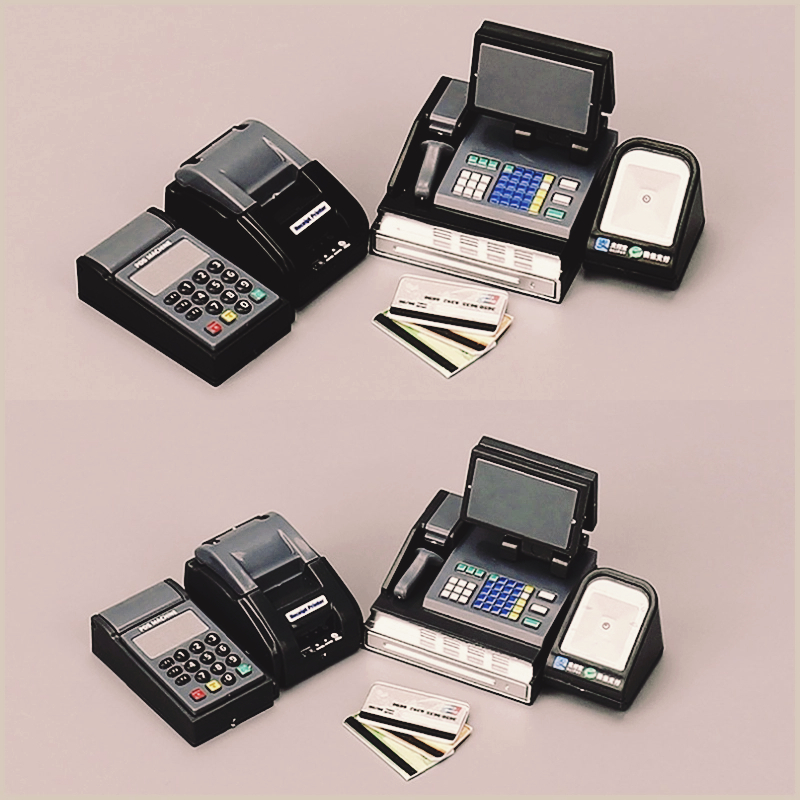 Toy Cash Register - 1 комплект, мини-кассовый аппарат, машина для