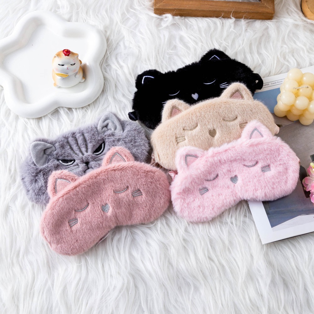 Soft Plush Doll - Милая плюшевая маска для сна в