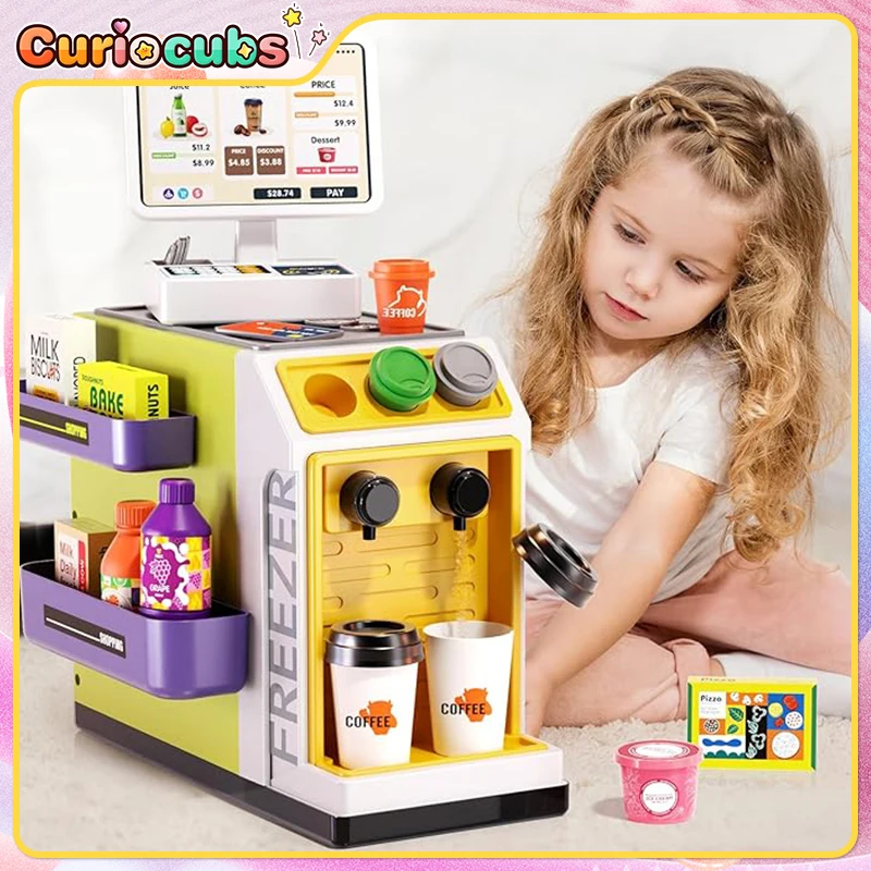Toy Cash Register - Игровой набор: мини-супермаркет с кассовым аппаратом,