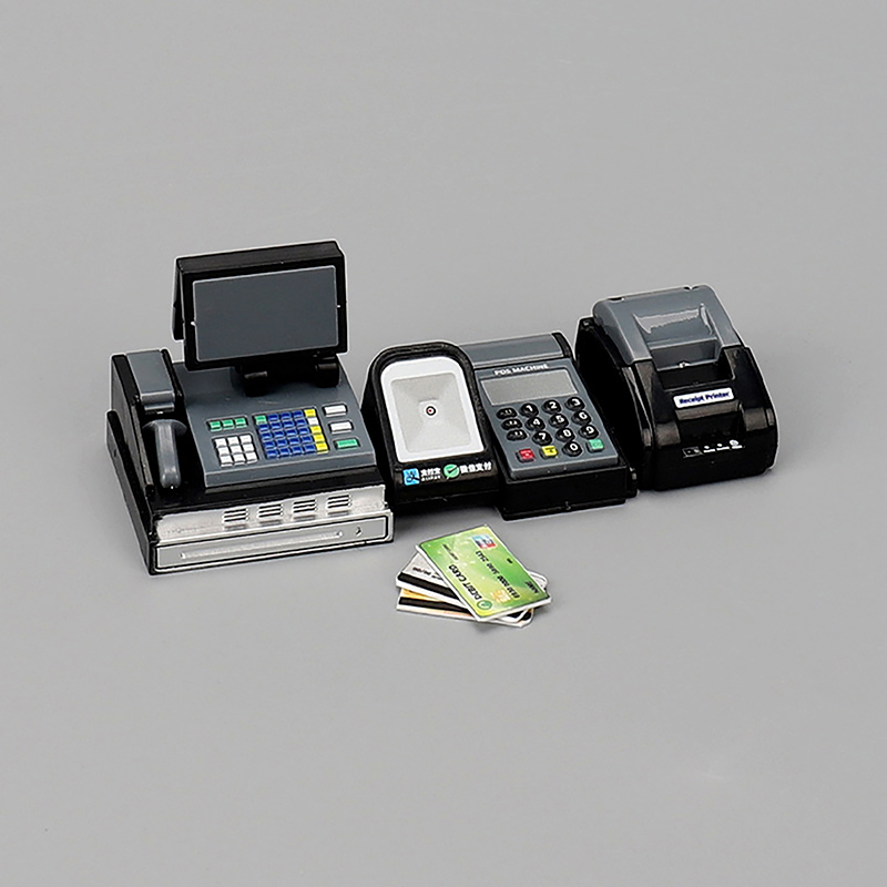 Toy Cash Register - Кукольный дом, мини-супермаркет, кассовый аппарат, машина