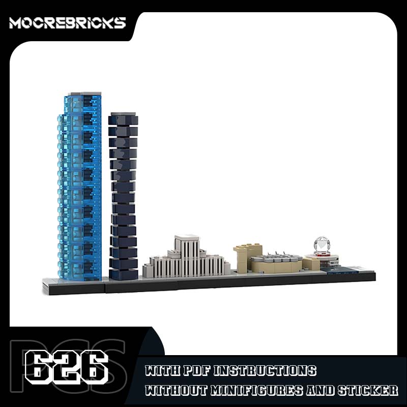 Kids Toys Vancouver - Конструктор MOC: Модель городской пейзажной линии