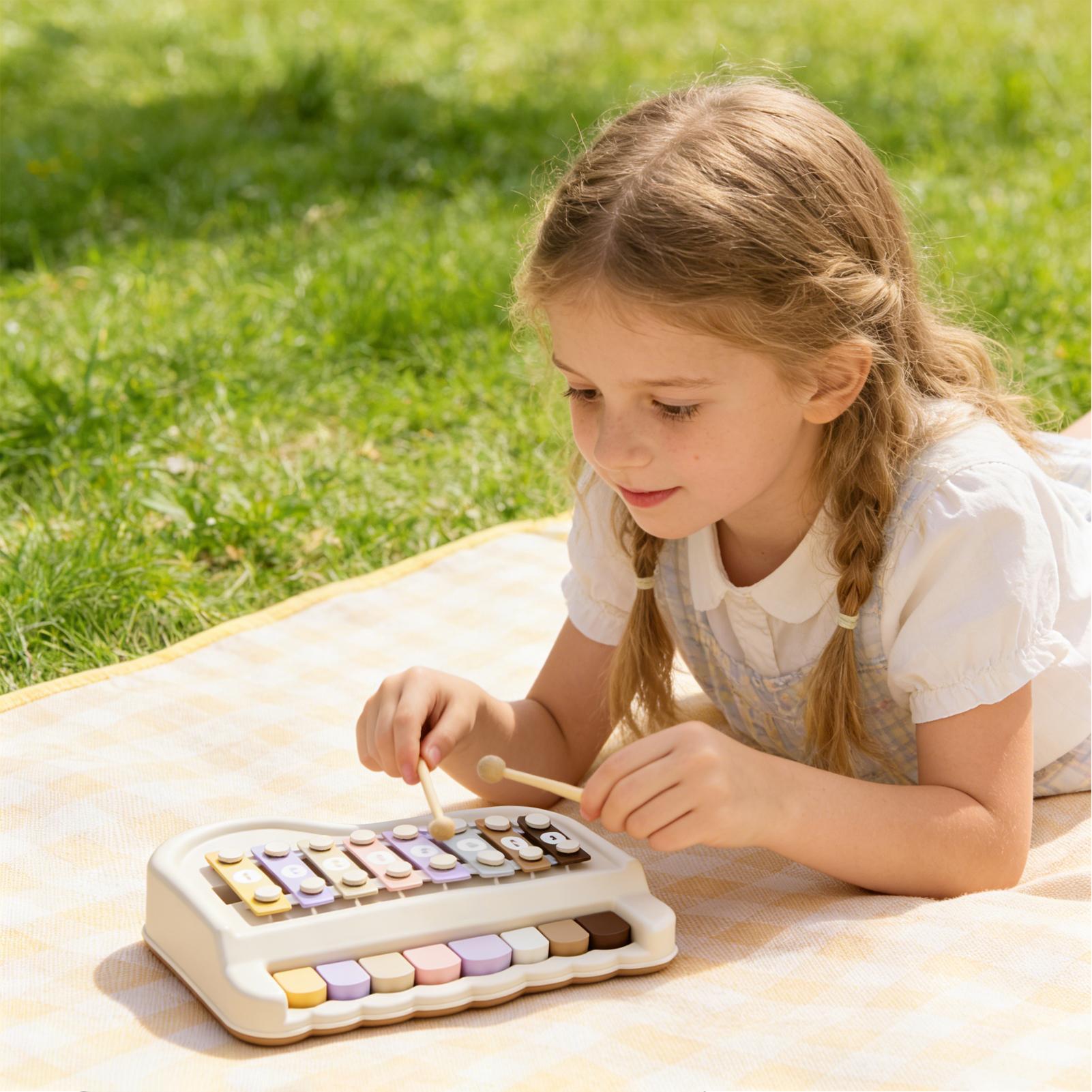 Kids Toys Xylophone - Портативный музыкальный инструмент-ксилофон для детей, клавишная