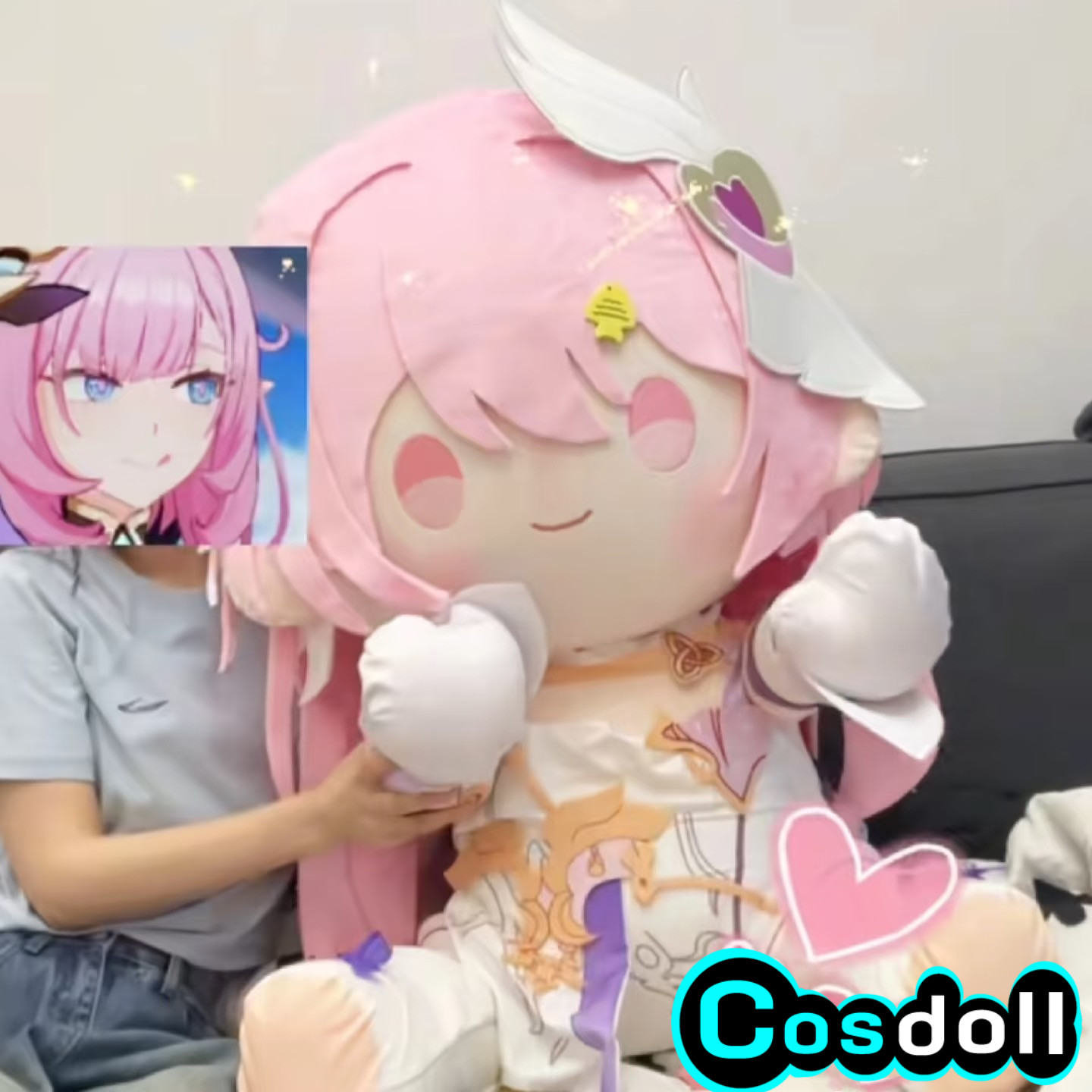 80 см Honkai Impact 3 Elysia,  – обзор и цена Soft Plush Doll