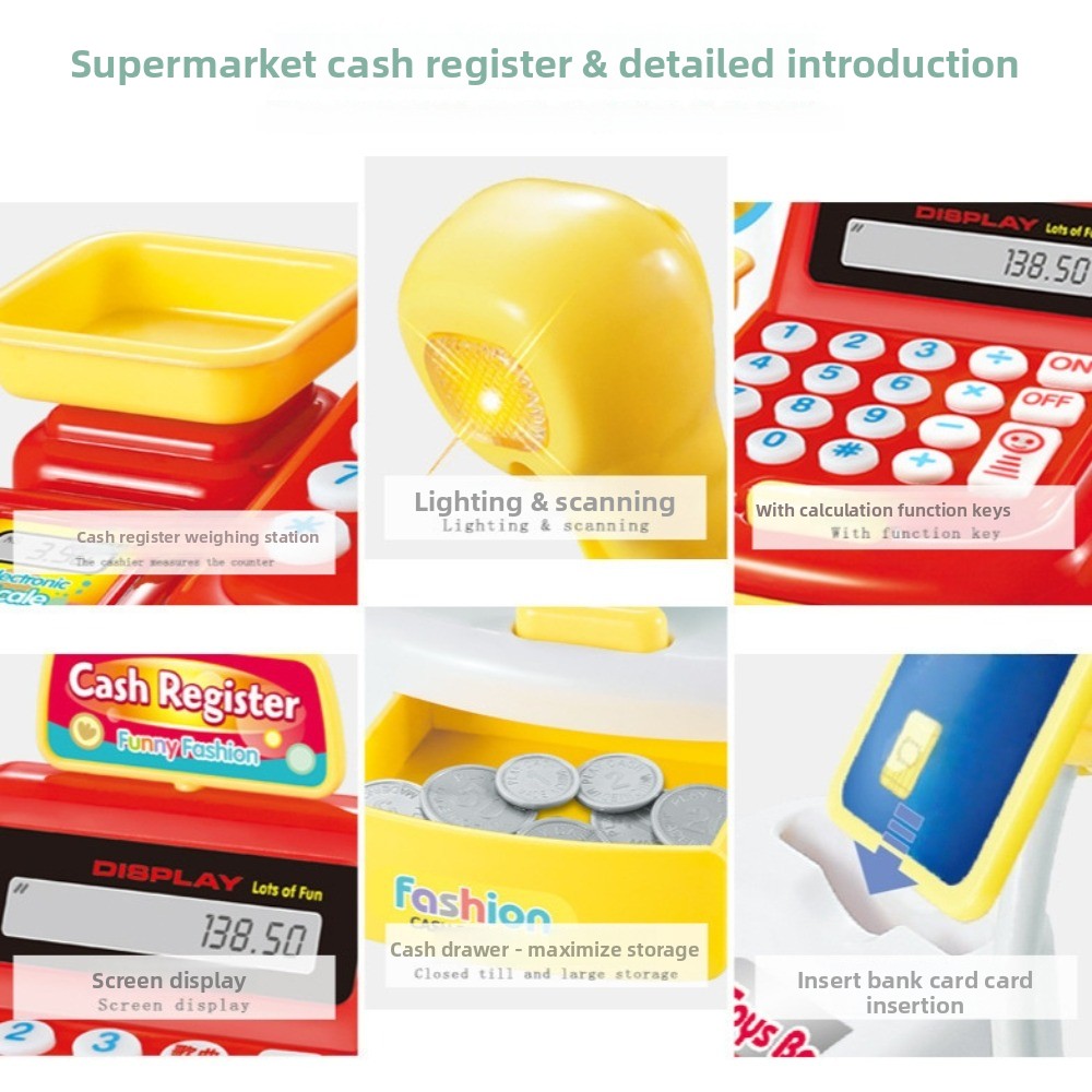 Интерактивный игрушечный кассо – обзор и цена Toy Cash Register
