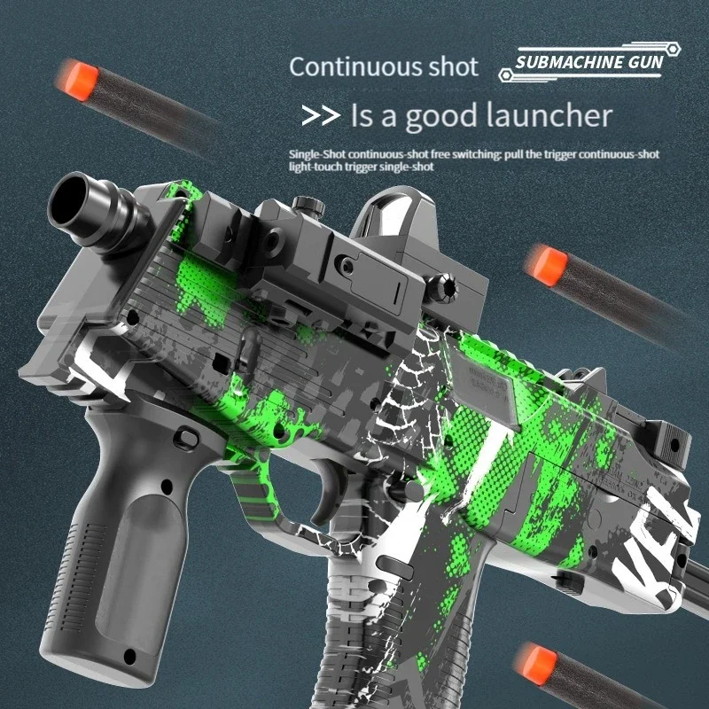 Игрушечный пистолет 1Q MP9, эл – обзор и цена Foam Dart Gun