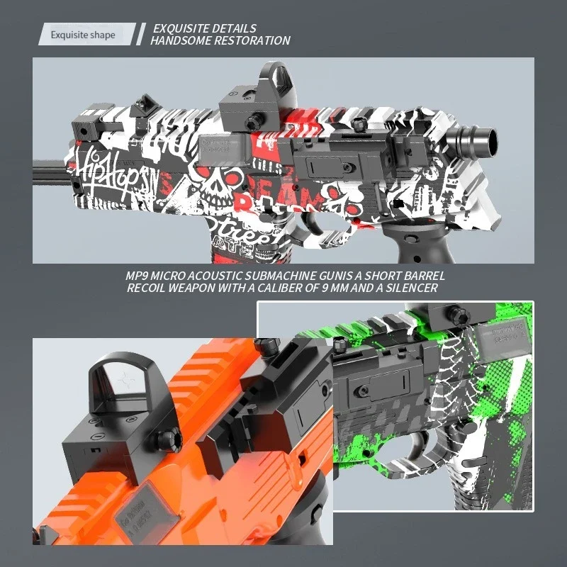Игрушечный пистолет 1Q MP9, эл – обзор и цена Foam Dart Gun
