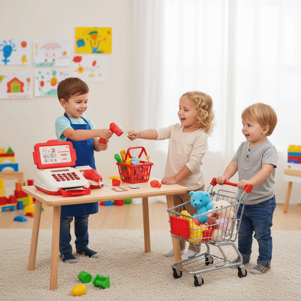 Игровой набор-симулятор кассов – обзор и цена Toy Cash Register