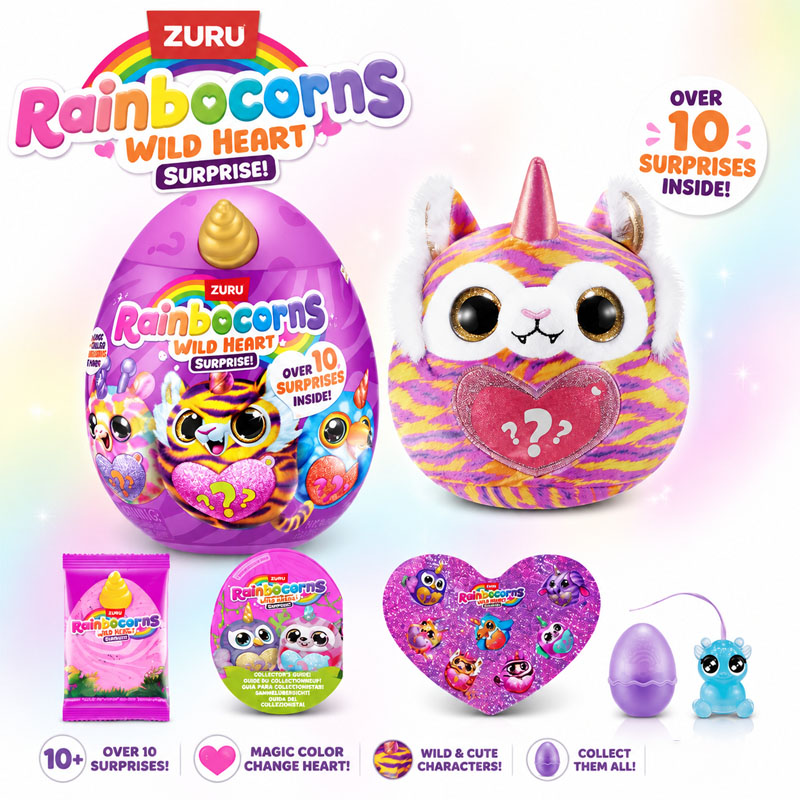 ZURU Rainocorns Wild Heart Sur – обзор и цена Unicorn Stuffed Toy