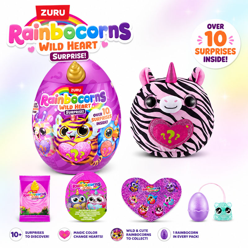 ZURU Rainocorns Wild Heart Sur – обзор и цена Unicorn Stuffed Toy