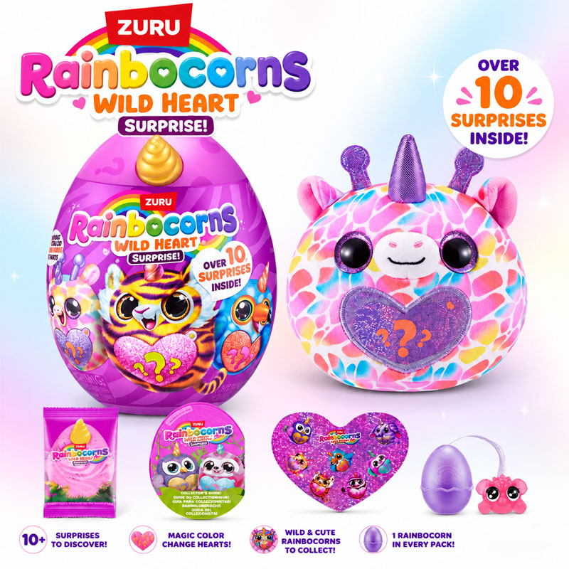 ZURU Rainocorns Wild Heart Sur – обзор и цена Unicorn Stuffed Toy