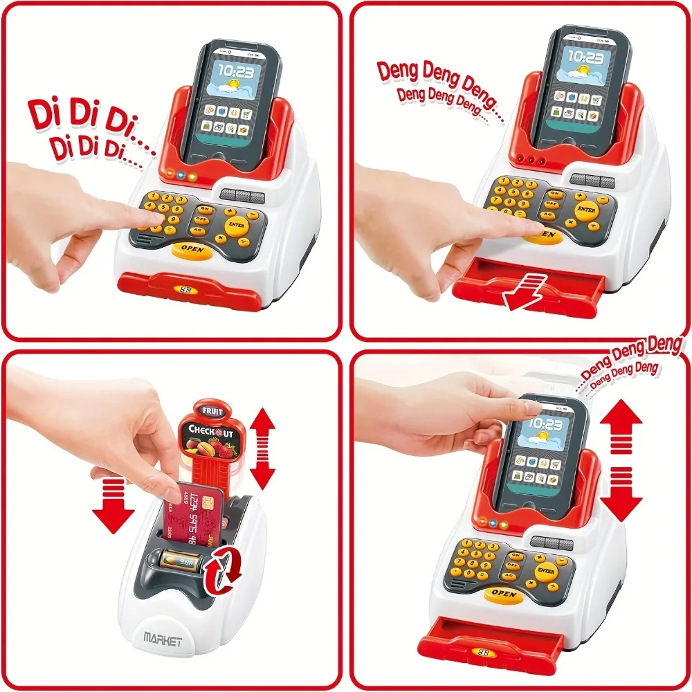 33 шт., игрушечный кассовый ап – обзор и цена Toy Cash Register